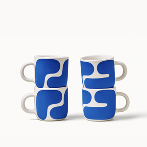 Cobalt Color Block Mug — Franca NYC